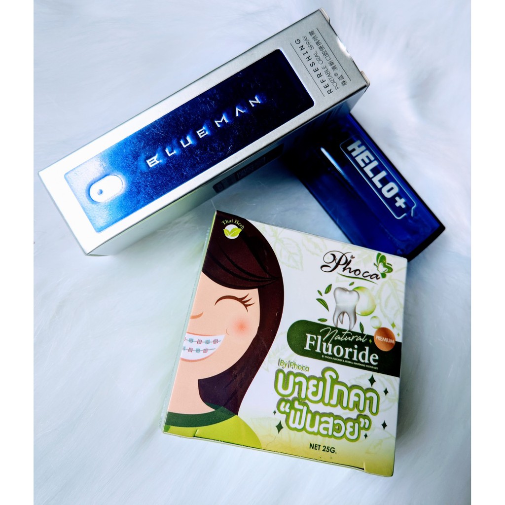 combo xịt miệng thơm miệng BLUEMAN + PHOCA