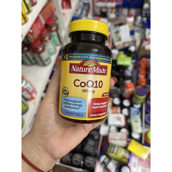Coq10 bổ tim mạch 140 viên coq10 nature made
