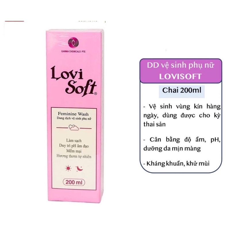 ⭐️⭐️Dung Dịch Vệ Sinh LOVi SOFT date 12/2028 sẵn ship