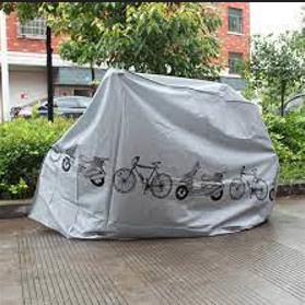 Bạt phủ, che, đậy xe máy - xe đạp cao cấp, chắn bụi chắn mua cực tốt (loại in hình)
