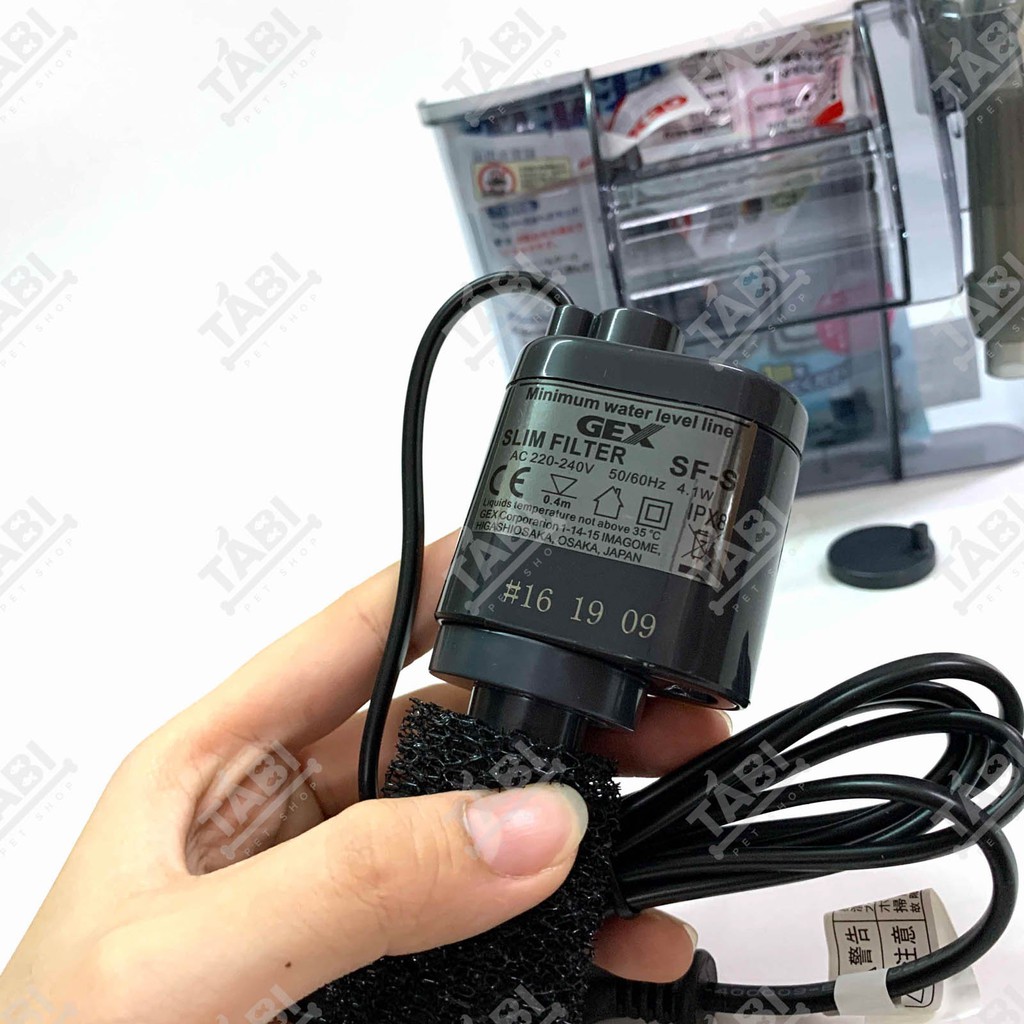 Lọc Thác Kiểu Dáng Dài GEX Size S - Lọc Thác 2 Ngăn Tặng Kèm 2 Miếng Lọc [LỌC THÁC GEX S]