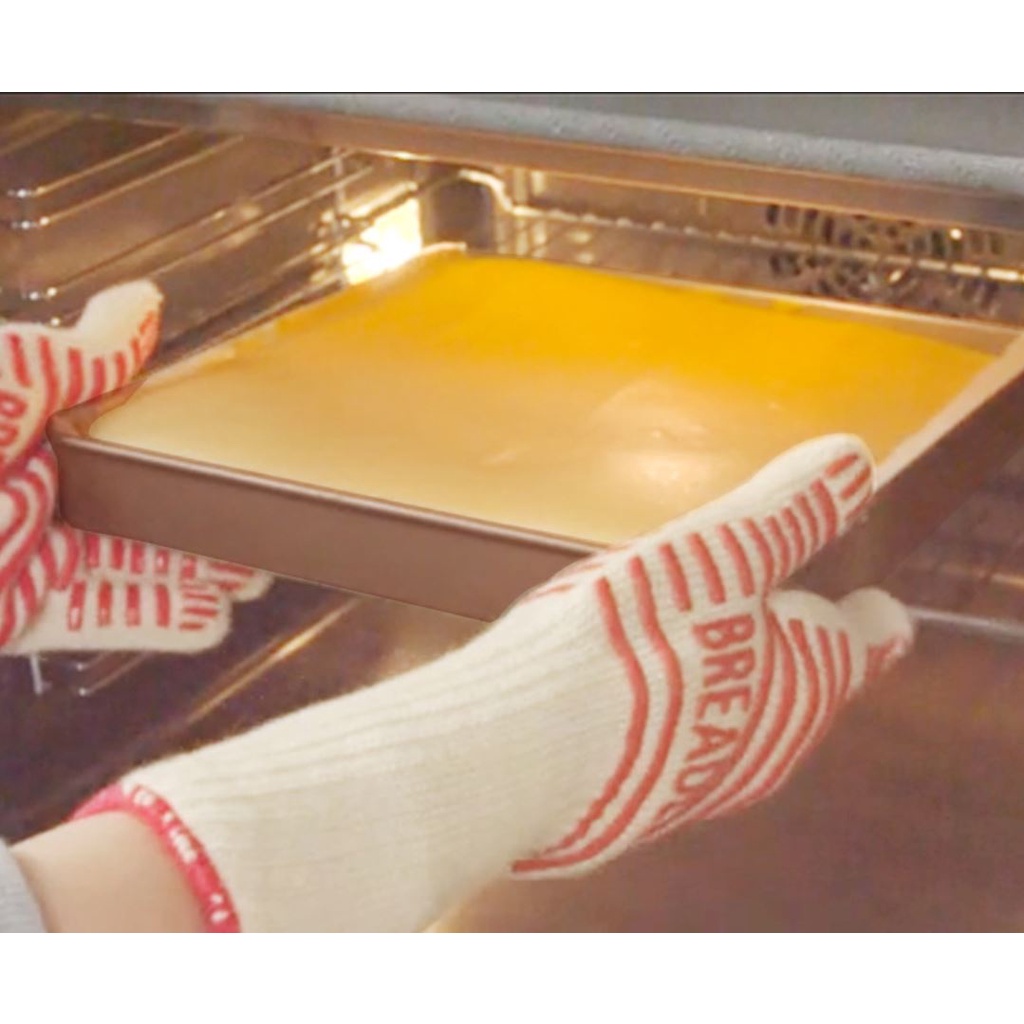 Khay Vuông Lớn - Khuôn Bông Lan - Khay Nướng Chống dính dày dặn GBBM013