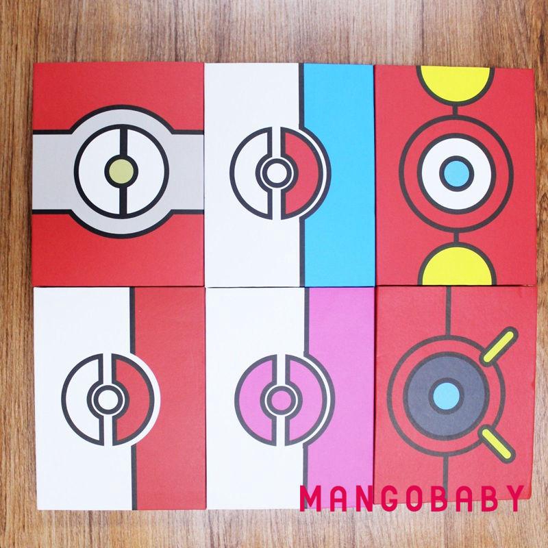 Set 8 Huy Hiệu Cài Áo Hoạt Hình Pokemon