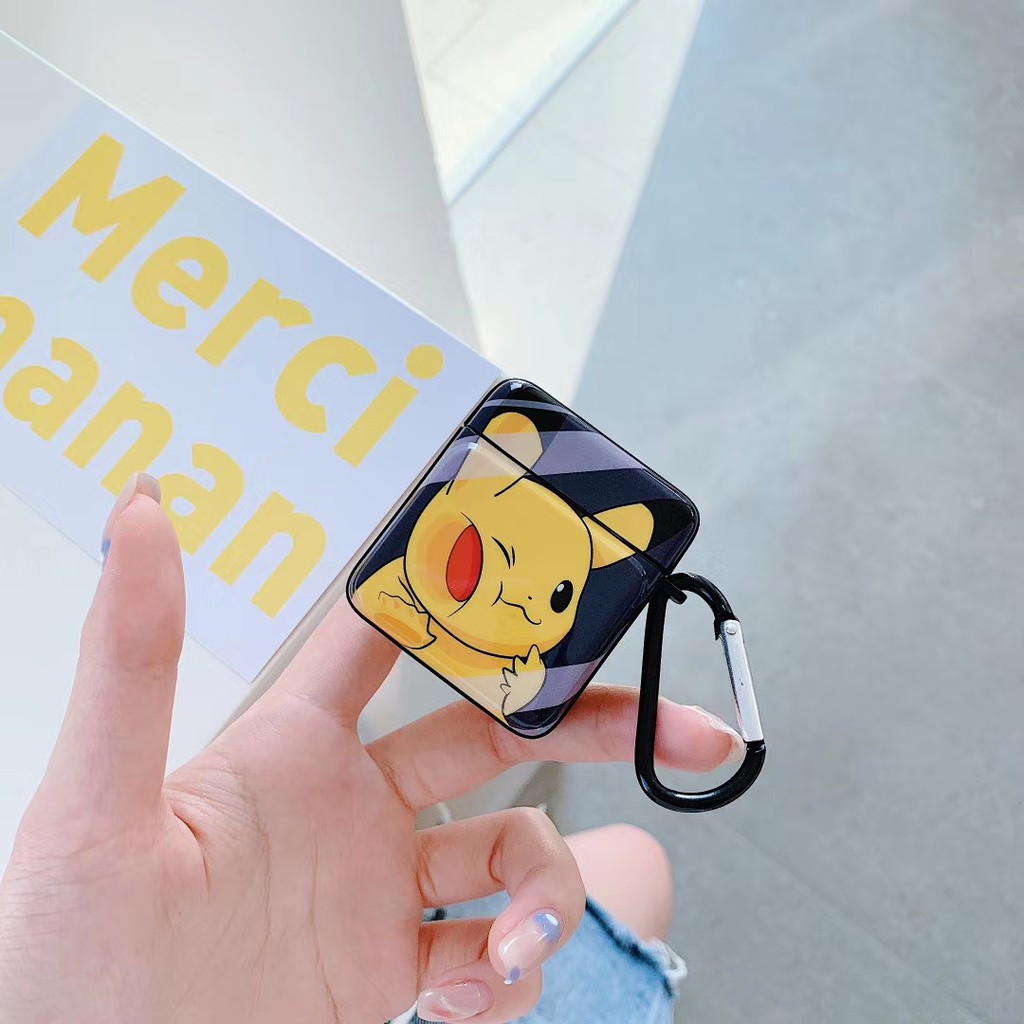 Soft Plastic Airpods 1/2/Pro - Cute POKEMON PIKACHCU Case suitable for Apple Airpods 1/2/Pro #HG393