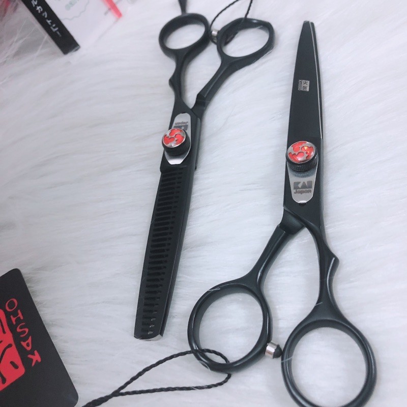 Cặp kéo cắt tóc nam nữ barber chuyên nghiệp ( Tặng kèm ví bao da đựng kéo )