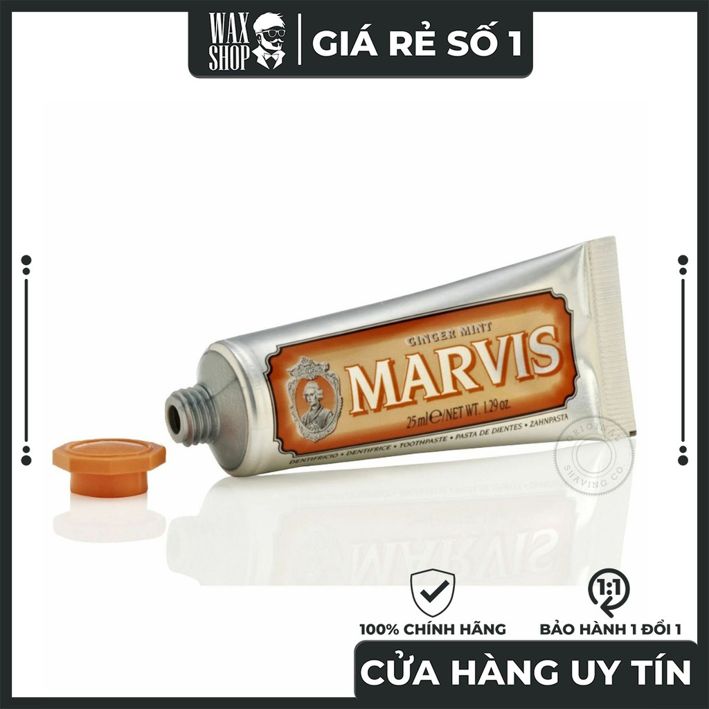 Kem Đánh Răng Ginger Mint - Marvis (Italia)  [NỘI ĐỊA Ý]  Giúp Làm Trắng Răng, Đánh Bật Mảng Bám.