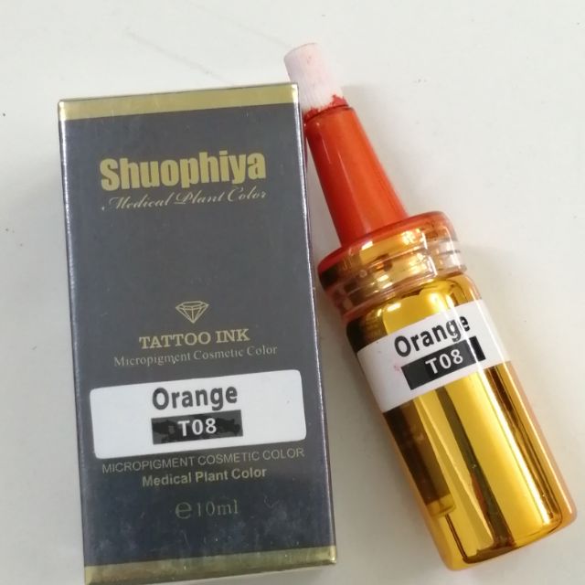 Mực Shuophiya chính hãng Cam Tươi T08  khử thâm môi siêu đỉnh