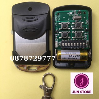 Điều khiển cửa cuốn hàng chính hãng mã gạt 433 MHZ  pin siêu bền