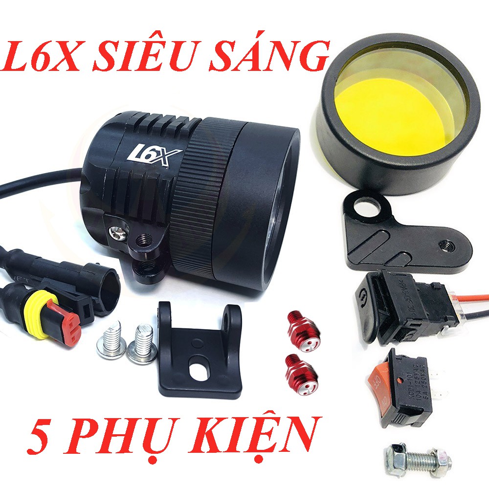 ĐÈN TRỢ SÁNG L6X CREE Siêu Sáng