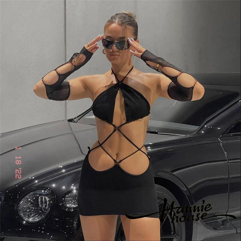 Váy body Cổ Yếm Quyến Rũ Cho Nữ