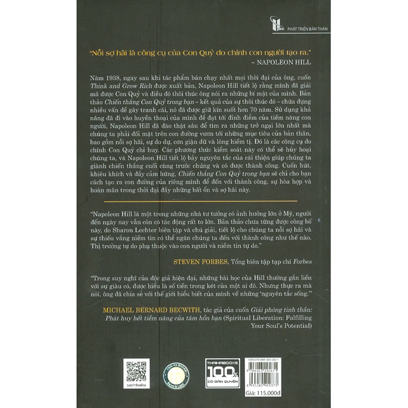 Sách - Chiến Thắng Con Quỷ Trong Bạn - Bí Quyết Tự Do Và Thành Công