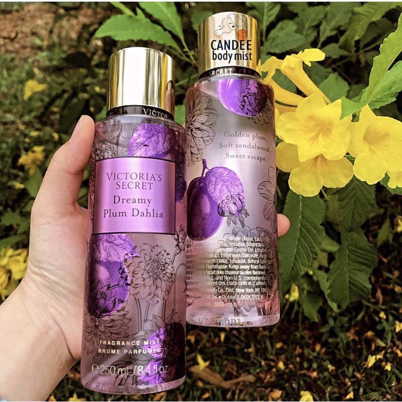 Body mist xịt thơm Victoria’s Secret 250ml 𝐃𝐫𝐞𝐚𝐦𝐲 𝐏𝐥𝐮𝐦 𝐃𝐚𝐡𝐥𝐢𝐚