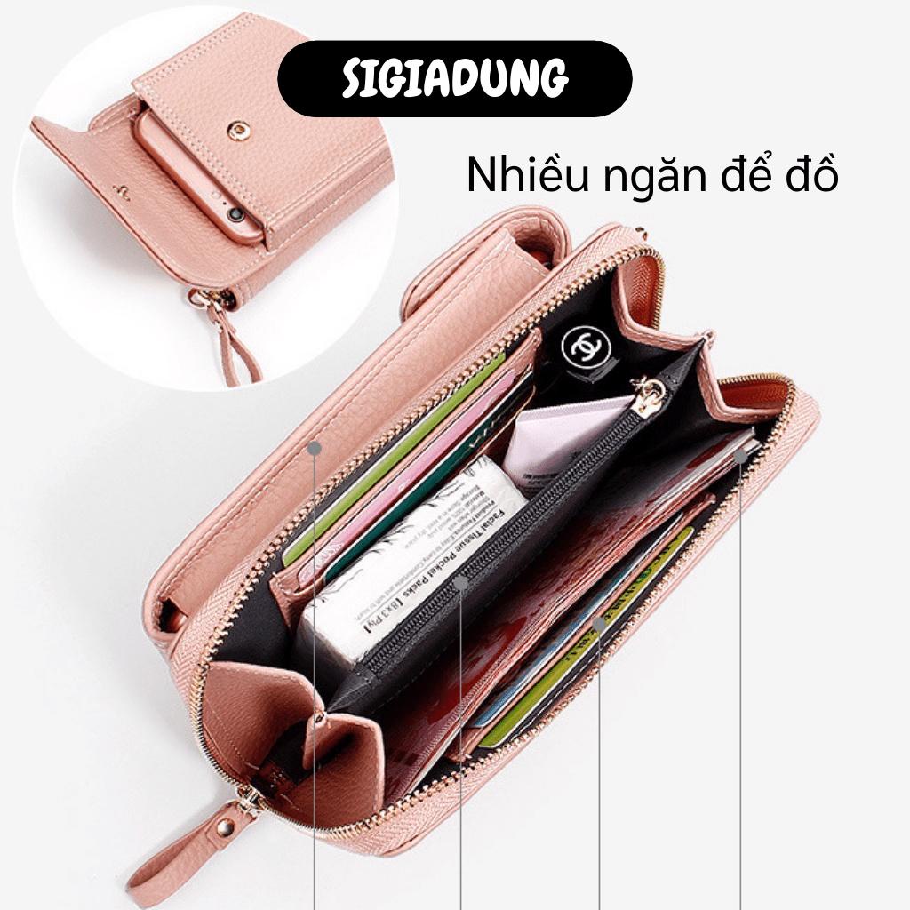 [SGD] Túi Xách Da Mini - Túi Đeo Vai Thời Trang Nữ Nhiều Ngăn Để Điện Thoại Tiện Lợi 8750