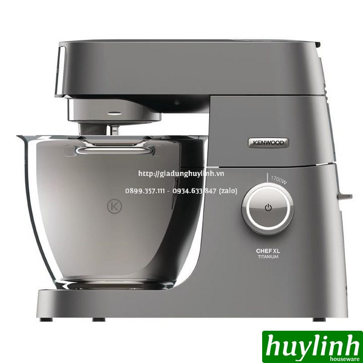 [Mã ELHAMS5 giảm 6% đơn 300K] Máy đánh trộn bột đa năng Kenwood Chef XL Titanium KVL8300S - 6.7 lít