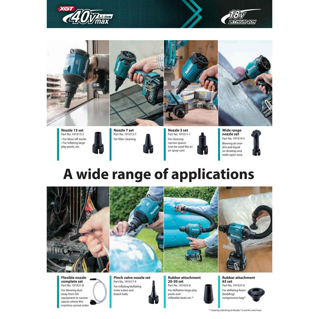 Thân máy thổi hơi dùng pin Makita 18V DAS180Z  - Chính hãng 18V LXT Dust Blower