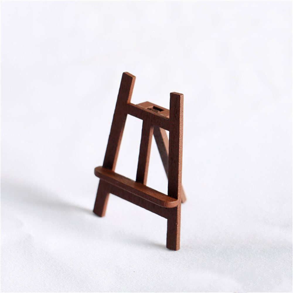 Đồ trang trí bảng đen mini bằng gỗ cho nhà búp bê 1:6/1:12