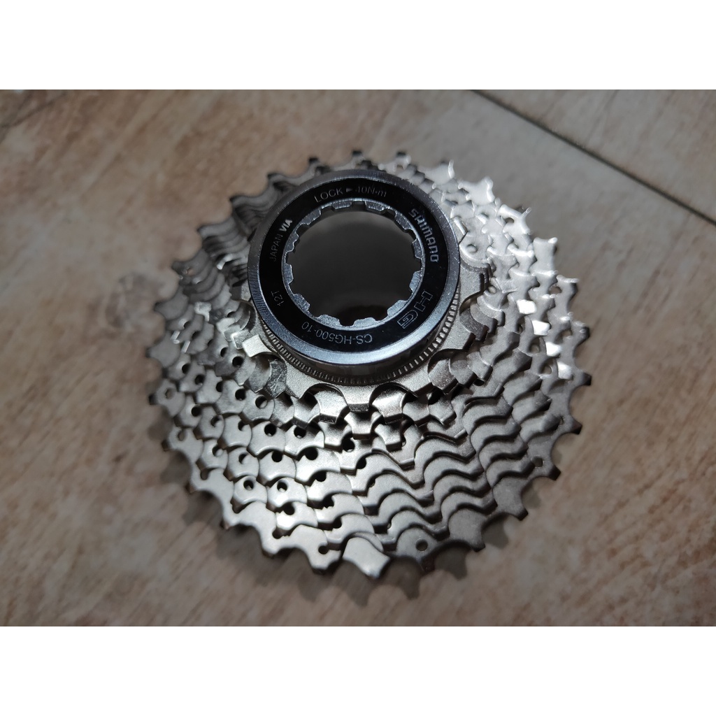 Líp xe đạp 10 tầng Tiagra CS-HG500-10 cho xe Road 12 - 28T