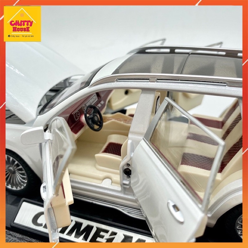 Mô Hình Xe 𝐌𝐞𝐫𝐜𝐞𝐝𝐞𝐬 𝐆𝐋𝐒 𝟔𝟎𝟎 𝐌𝐚𝐲𝐛𝐚𝐜𝐡 tỷ lệ 1:24 Hợp kim nhôm cao cấp, có hệ thống lái, âm thanh, ánh sáng,có đế trang trí