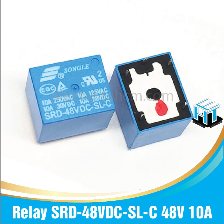 Relay SRD-48VDC-SL-C,SL-A 48V 10A 5 chân,4 chân
