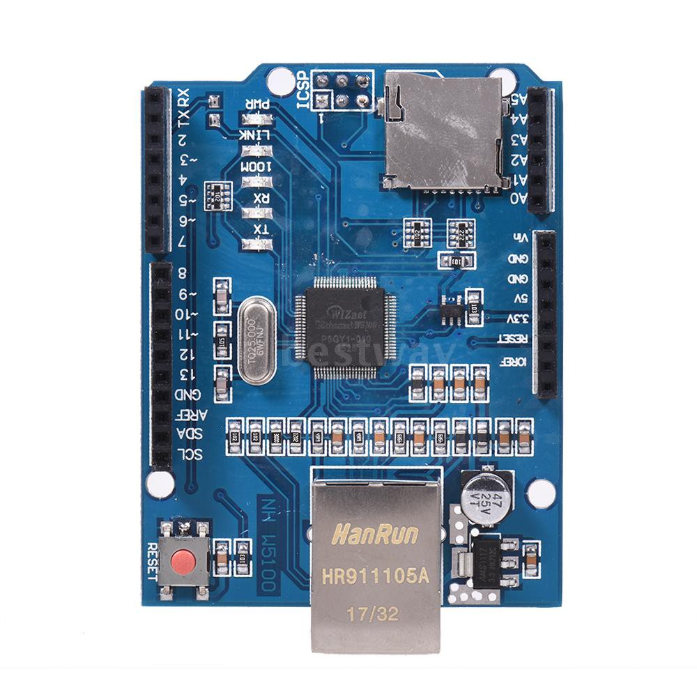 Bản Mạch Mở Rộng W5100 Cho Arduino Uno Mega25