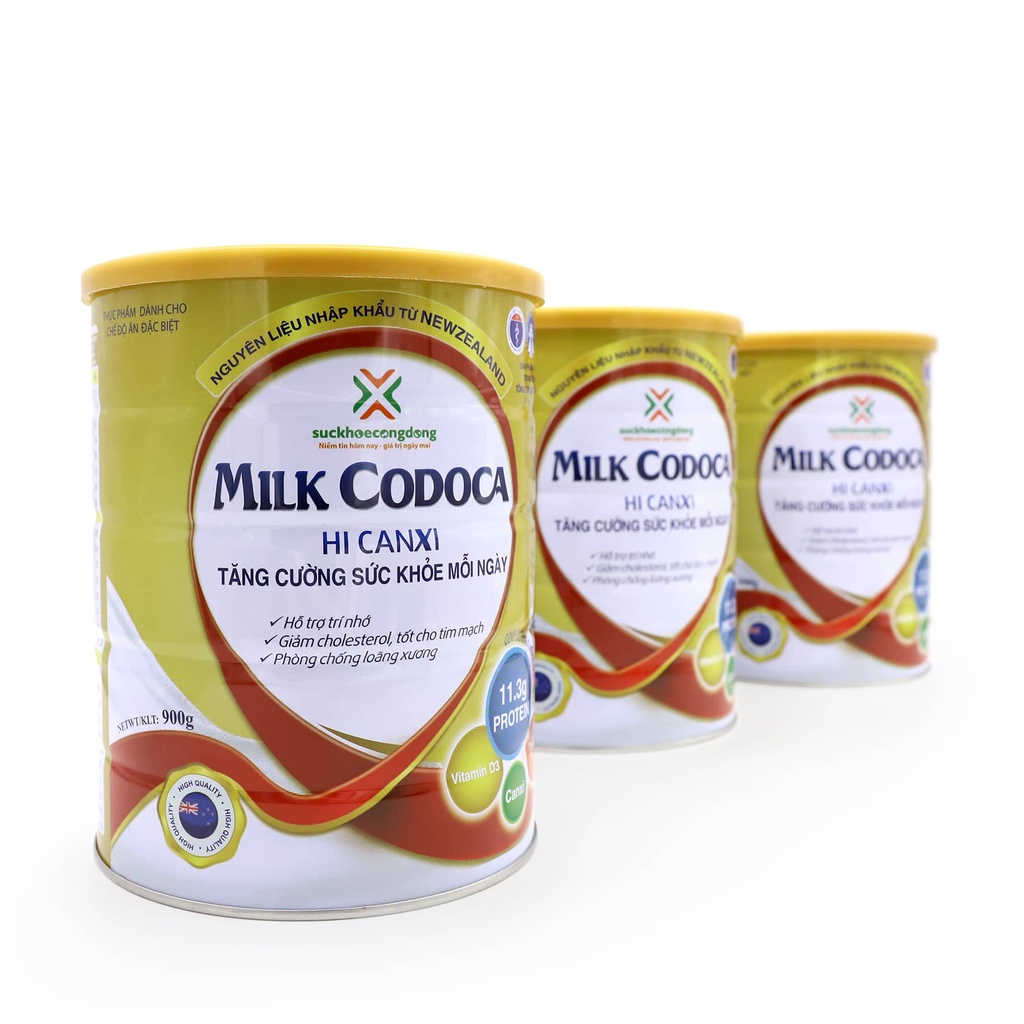 Sữa Milk Codoca Hi Canxi Bổ sung Canxi hàm lượng cao, tăng cường sức khỏe