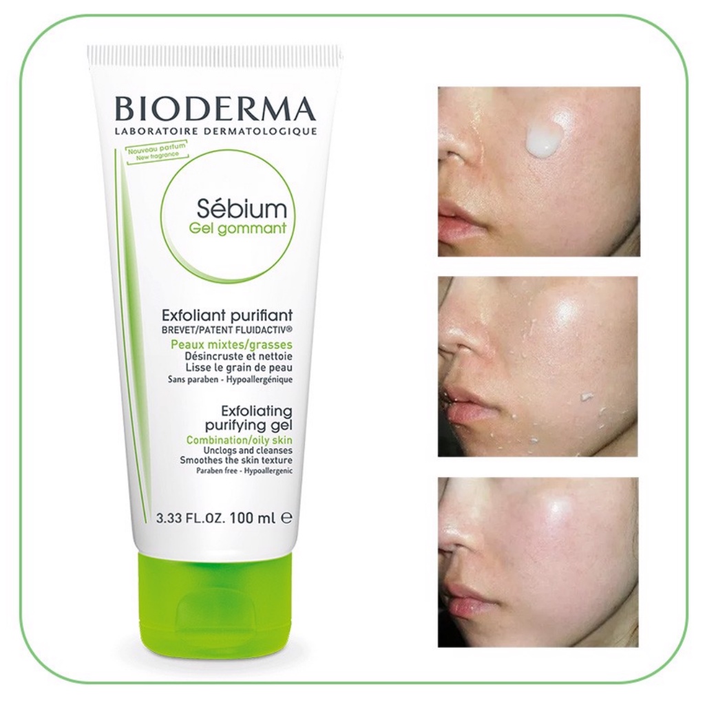 Tẩy Da Chết Bioderma Sebium Gel Gommant 100ml