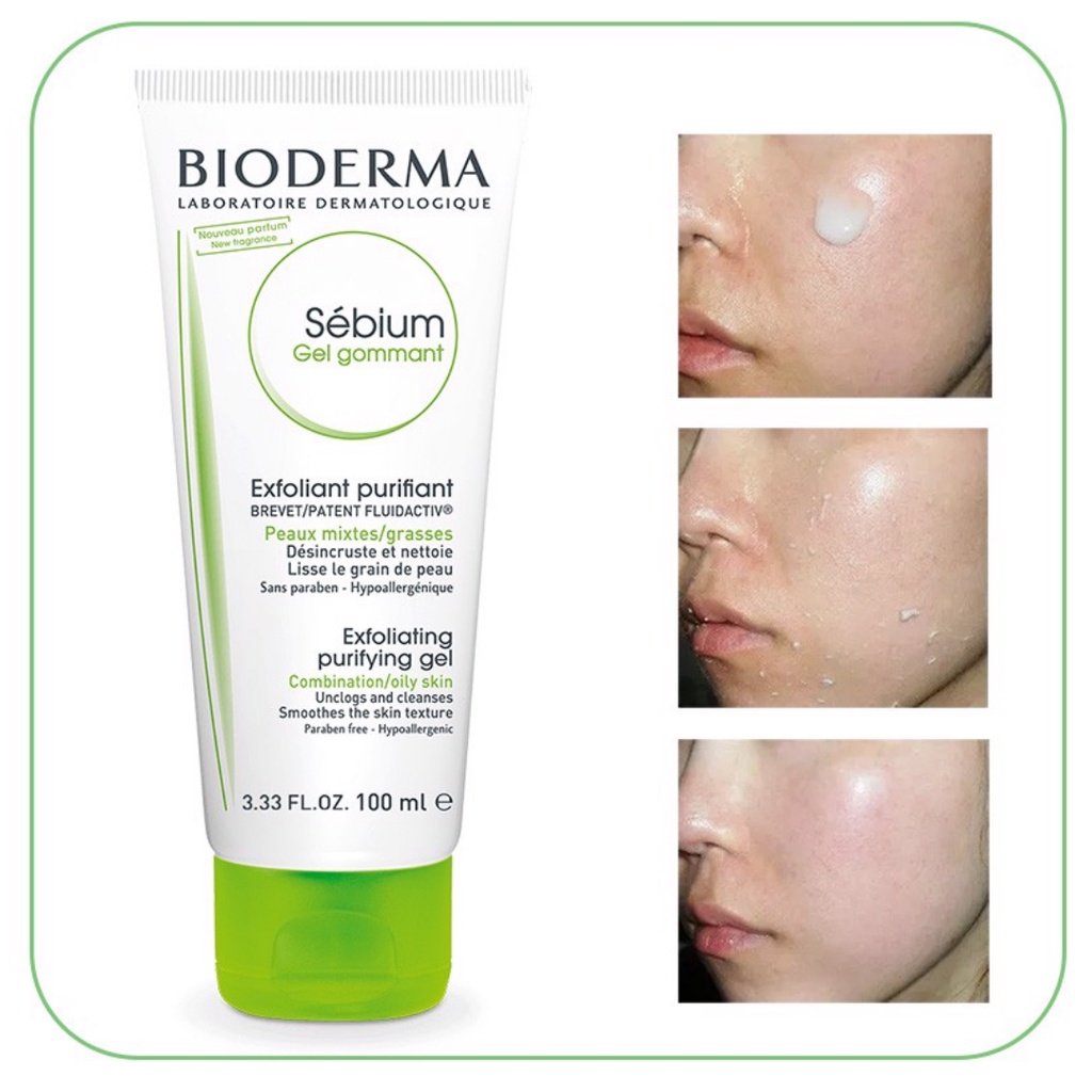 Tẩy Da Chết Bioderma Sebium Gel Gommant 100ml