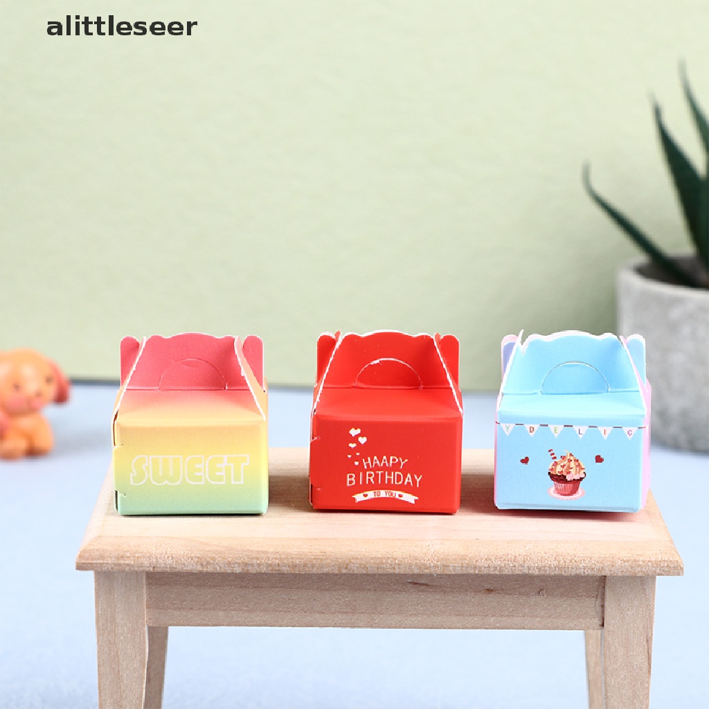 1 Set Bánh Trái Cây 1: 12 Trang Trí Nhà Búp Bê Kèm Hộp Đựng