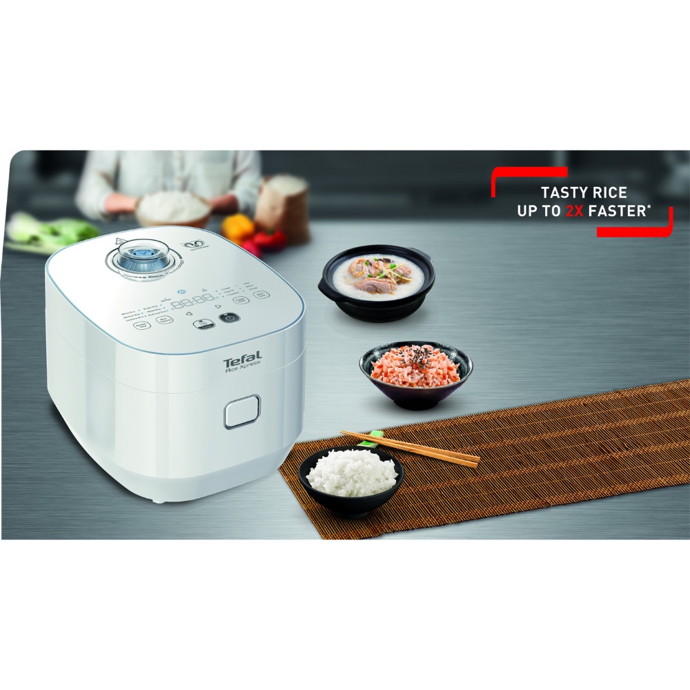 Nồi cơm điện Tefal Fuzzy Express RK522168 750W, 1.5L✅ Bảo Hành Chính Hãng 02 Năm