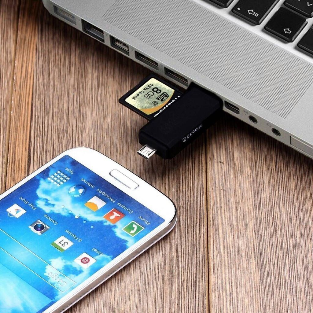 [[Sẵn Sàng Cổ]] Đa Năng 3 Trong 1 Đầu Đọc Thẻ OTG iPhone Loại C/Micro SD / SD thẻ/Đầu Đọc Thẻ USB