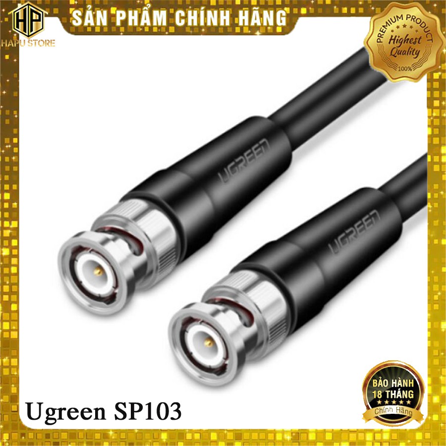 Dây cáp tín hiệu SDI Ugreen SP103 - Cáp camera chính hãng - Hapustore