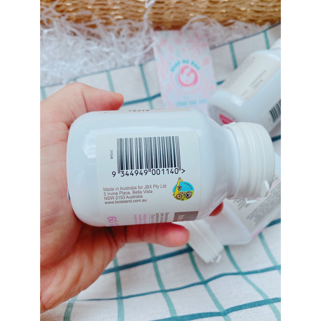 DHA Bầu Bioisland 60 viên cho phụ nữ chuẩn bị mang thai, mẹ bầu và sau sinh  ÚC