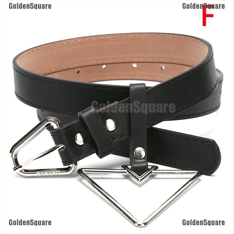 Thắt Lưng Da Pu Khóa Kim Loại Phong Cách Vintage Thời Trang Cho Nữ