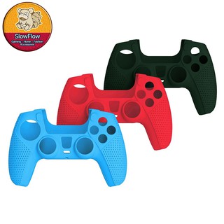 Vỏ tay cầm PS5 silicone Dobe TP5-0559, tặng kèm núm bọc analog - hàng chính hãng Phụ kiện SlowTech
