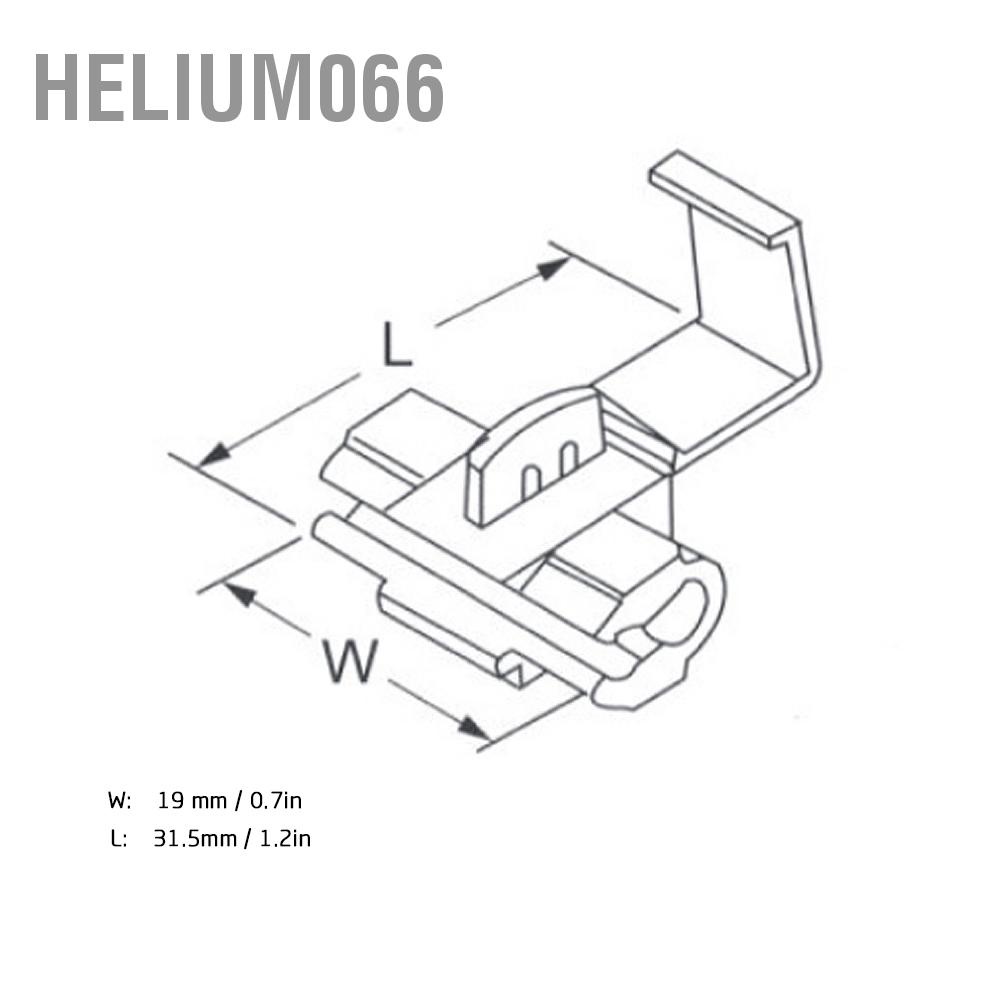 Bộ 25 kẹp nối nhanh dây cáp 0.75-2.5mm²/AWG 14 đến 18 chuyên dụng