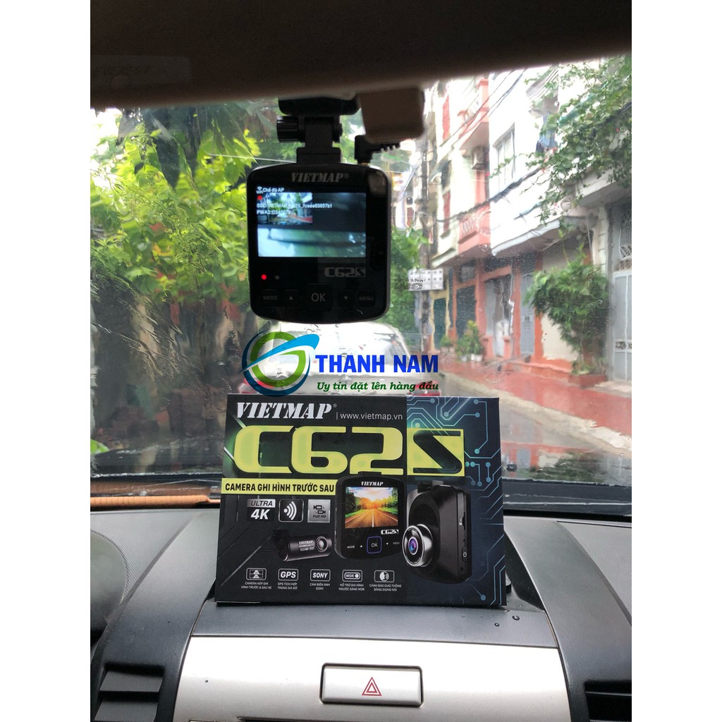 Camera hành trình Vietmap C62S 4K, ghi hình trước,sau, cảnh báo thông tin giao thông dữ liệu bản quyền cập nhật miễn phi | BigBuy360 - bigbuy360.vn