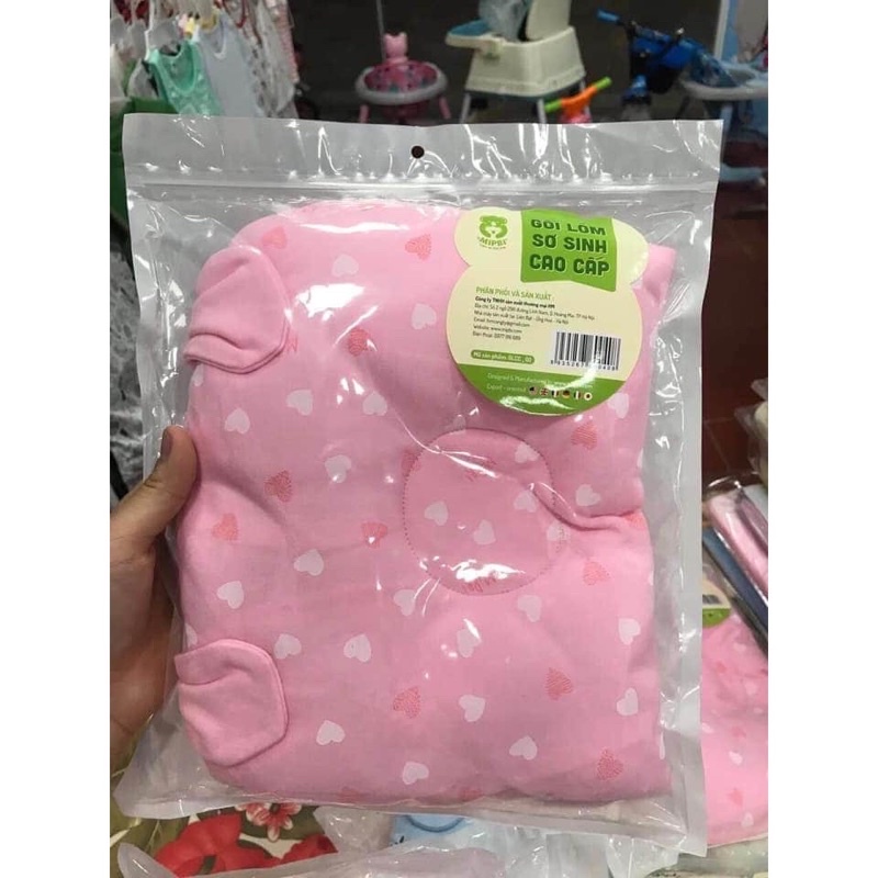 Gối lõm sơ sinh Mipbi cho bé trai/bé gái