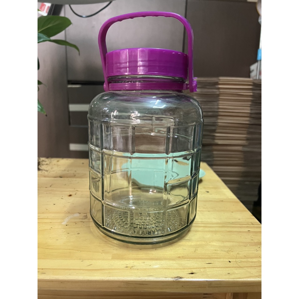 HŨ thủy tinh 2l nuôi scoby/ kombucha, nấm nước kefir