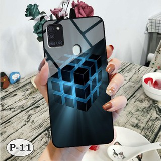 Ốp lưng kính Samsung A21s- hình 3D