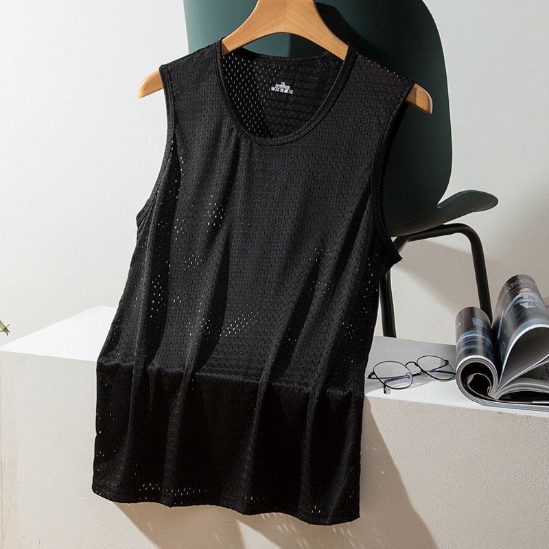 Áo thun ba lỗ nam，tanktop chuẩn gym mặc nhà dạo phố áo tanktop nam trơn thun thoáng mát