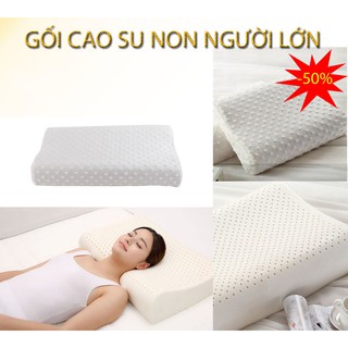 Gối cao su non chống ngáy ngủ hỗ trợ điều trị đau mỏi vai gáy cổ