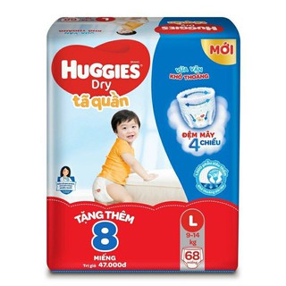 Tã quần huggies jumbo l68