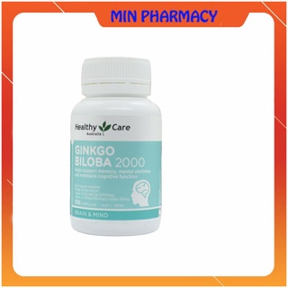 Bổ não healthy care ginkgo biloba 2000mg - 100 viên