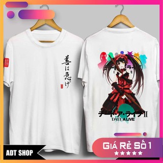 ÁO THun ANIME🔥MẪU HOT🔥Áo thun in hình Kurumi - áo Date A Live giá siêu rẻ nhất vịnh bắc bộ