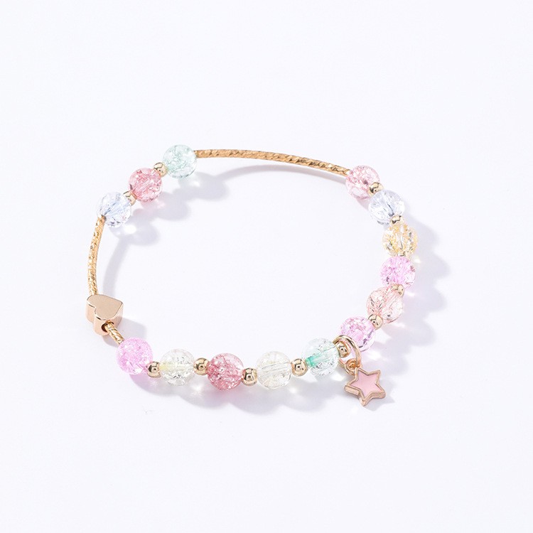 XiaoboACC Vòng Tay Đính Đá Mặt Hình Ngôi Sao Xinh Xắn Dành Cho Nữ | BigBuy360 - bigbuy360.vn