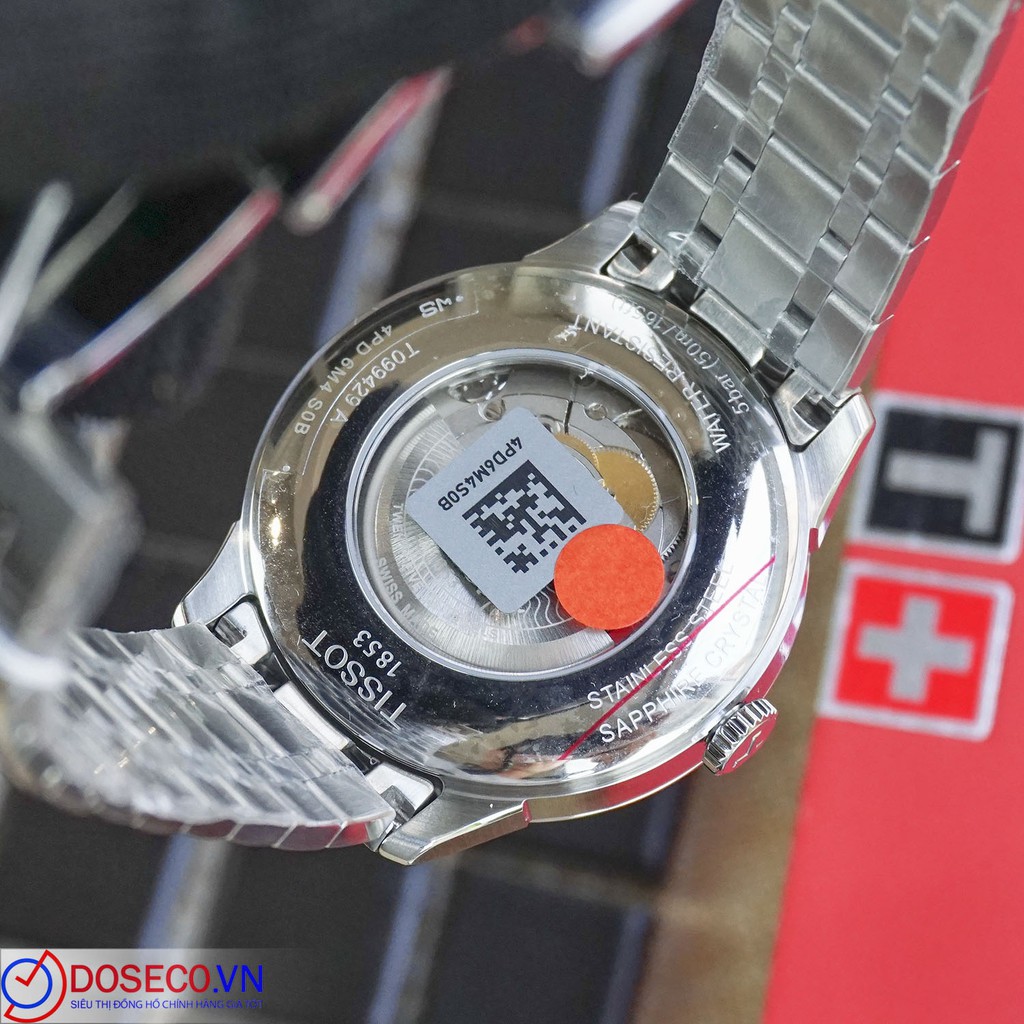Đồng Hồ Nam Tissot Cơ Automatic Chính Hãng Chemin Des Tourelles T099.429.11.038.00 Dây Kim Loại Cao Cấp TS40