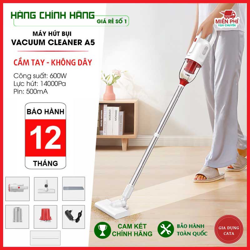Máy hút bụi cầm tay VACUUM không dây đa năng gia đình- Hút sạch mọi vị trí, có thể tháo rời [BH Chính hãng]
