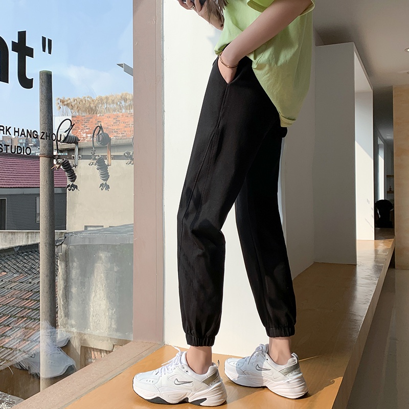 NRVP Quần Thể Thao Ống Rộng Phong Cách Thời Trang Hàn Quốc Dành Cho Nam Và Nữ