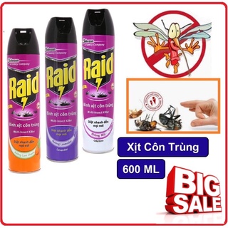 BÌNH XỊT CÔN TRÙNG RAID CÁC LOẠI 600+660+700ml & 300ml