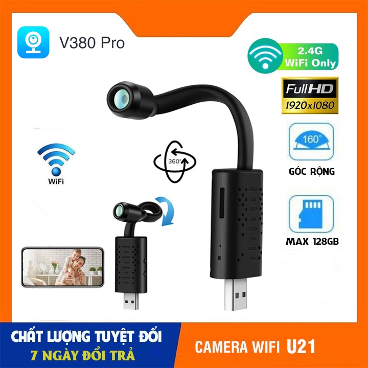 [Freeship⚡️]Camera giám sám sát không Dây V380 PRO - Hồng ngoại Quan sát ban đêm / Thẻ nhớ 32GB/ Thẻ nhớ 64GB